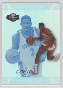 2007 Topps Co-Firmatari Silver Blue Foil /29 Dominique Wilkins Joe Johnson #36 HOF - Foto 1 di 3