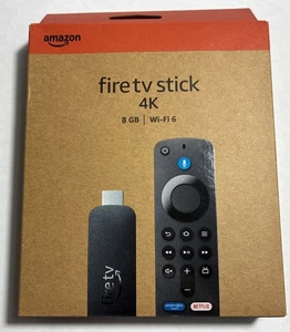Amazon Fire TV Stick 4K HDR 8BG Wi-fi 6 Streaming Media Player w / Alexa Remote - Picture 1 of 3