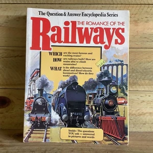 ENCICLOPEDIA DE PREGUNTAS Y RESPUESTAS - ROMANCE DE LOS FERROCARRILES - LIBRO DE BOLSILLO - Imagen 1 de 2