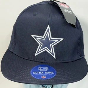 NEW Dallas Cowboys Hat Flat Brim Adjustable Snapback NFL Ultra Game Navy NWT - Picture 1 of 10