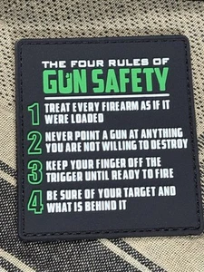 Parche táctico de gancho y bucle moral de seguridad para pistola PvC alta calidad 3d - Imagen 1 de 4