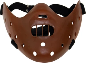 Hannibal Lecter Maske Cosplay Das Schweigen der Lämmer halbes Gesicht Killer Halloween - Bild 1 von 6