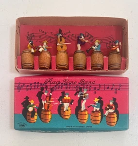 ANTIQUE TOY RAG TIME BAND IN ORIGINAL BOX OCCUPIED JAPAN - Picture 1 of 7