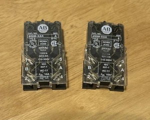 Lot Of 2 Allen Bradley Contact Block 800M-XAK Series A New - Picture 1 of 2