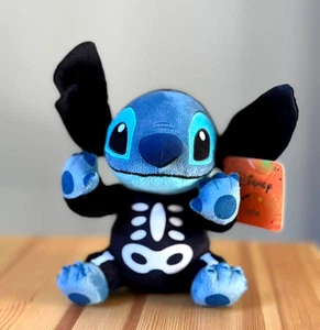 Disney Halloween Skeleton Stitch 8-Inch Plush NWT - Picture 1 of 6