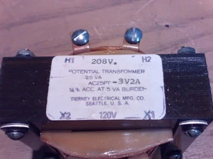 Tierney elettrico Mfg. AC25PT-3V2A Trasformatore di potenziale #1J-1754-G29 - Foto 1 di 2