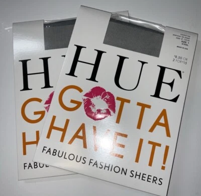 NIP 2 PIEZAS TONO ¡Tengo que tenerlo! Pantimedias Control Top Shimmer Rib acero transparente talla 1 Foto 1 de 4