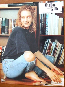 UMA THURMAN 1993 PHOTO EXPLOITATION MAD DOG AND GLORY 21X27CM - Picture 1 of 1