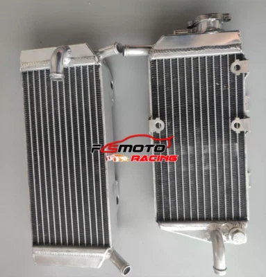 ALUMINUM RADIATOR FOR 2005-2017 HONDA CRF450X WITH FAN BRACKET AND SWITCH BOSS - Image 1 of 4