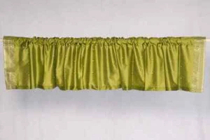 Verde oliva - Cenefa de sari hecha a mano con bolsillo de varilla - Par - Imagen 1 de 1