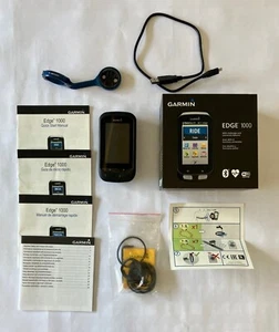 Garmin Edge 1000 GPS Bike Computer with Mounts and Protective Silicon Cover - Picture 1 of 24