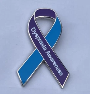 *NUEVO* Insignia/broche esmaltado conciencia dispraxia. Caridad. - Imagen 1 de 1