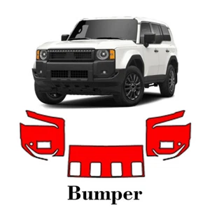 bumper PreCut PPF Paint Protection Film For Toyota Land Cruiser 1958 2024-2025 - Picture 1 of 7