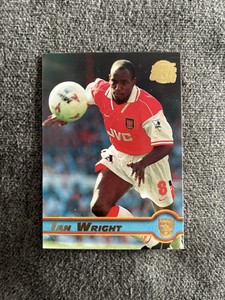 Ian Wright Merlins Premier Gold 98 Trading Card Vintage 1998 Football