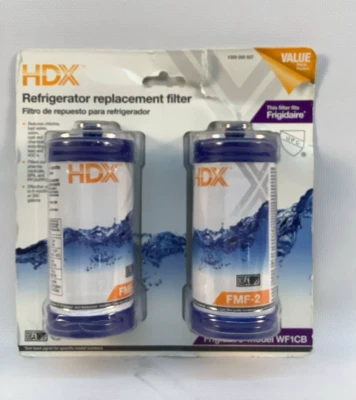 Genuine HDX Premium Refrigerator Water Filter FMF-2 fits Frigidaire WF1CB - Image 1 of 3