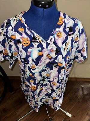 White Cross Halloween Scubs Top Size Unknown See Photos For Size - Image 1 of 4