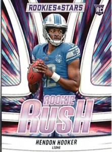 2023 Panini Rookies & Stars #RR-6 Hendon Hooker Rookie Rush - Picture 1 of 2