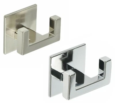 Siro Gancio Adesivo per Cappotto Handtuch-Haken Autoadesivo Cucina Bagno Doppio - Immagine 1 di 4