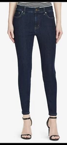 Ralph Lauren Women's Jeans Premier Straight Leg Blue Stretch Crop Size 4 NWT - Picture 1 of 10