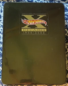 Hot Wheels Collector Tin 1900-2000 With 10 Cars! - Sealed -New With Stand! - Picture 1 of 16