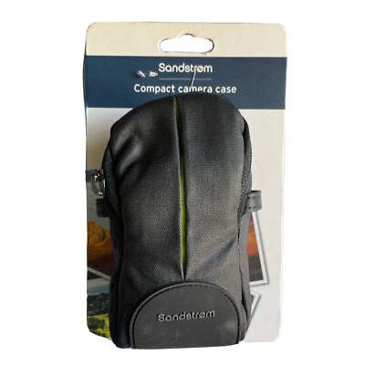 Sandstrom SWCOM13 Water Resistant Compact Camera Case Black Belt Strap Splash - Image 1 of 4