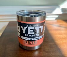 Yeti 10 Oz Limited Edition Coral Rambler Lowball Duracoat