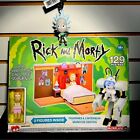 Rick and Morty Adult Swim Lego Set and Keychain Bundle NWT
