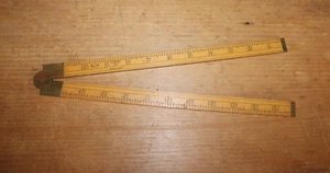Vintage Stanley Sweetheart No.18 USA Boxwood Folding 24" ruler - Picture 1 of 3