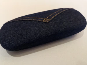 Brillenetui Hartschale im Jeans Style / Blau - Bild 1 von 6