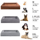 Dog Bed Orthopedic Foam 4Side Bolster Pet Sofa 33x25/36x27/41x29/45x35/53x42inch