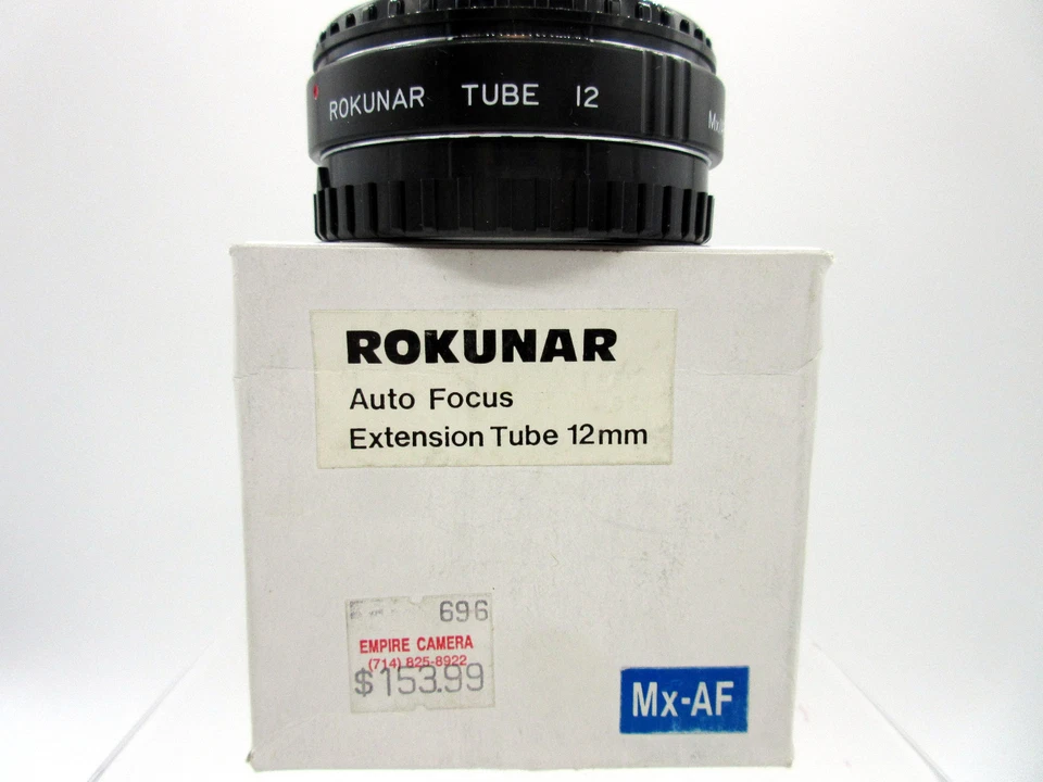  New Rokunar Auto Focus Extension Uniplus Tube 12mm Made in Japan - Image 1 of 1