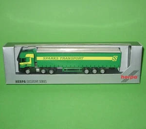 Herpa / Scania & Semitrailer 'Sparks Transport' / 1:87 Scale - Picture 1 of 12