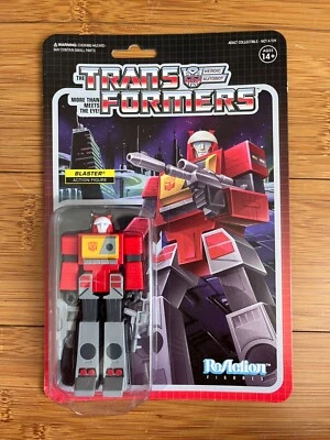 BNIB 3.75' THE TRANSFORMERS REACTION BLASTER ACTION FIGURE SUPER7 SUPER 7 - Image 1 of 4