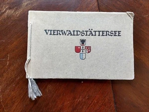Vintage Souvenir Viewbook VIERWALDSTATTERSEE Switzerland early 1900s color - Picture 1 of 2