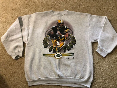 Sudadera De Colección Tultex Green Bay Packers Para Hombres L Brett Favre NFL Fútbol 1999 Foto 1 de 4