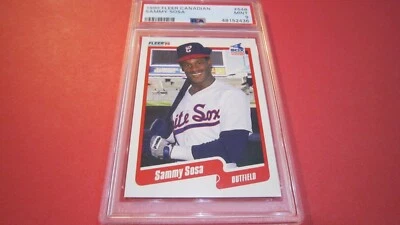 1990 Fleer Canadian Rookie RC PSA 9 - Image 1 of 4