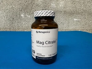 Metagenics MAG CITRATE - 120 Tablets Muscle Health Magnesium Calcium NEW - Picture 1 of 2