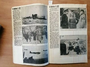 LOTTO 10 ALBUM GIORNALI ORIGINALI MUSSOLINI FASCISMO 1E 2GUERRE MONDIALI - Foto 1 di 9