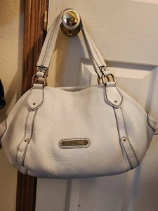 Cole Haan White Leather Shoulder Bag - Picture 1 of 11