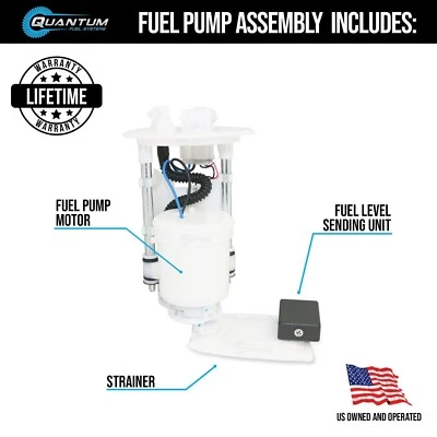 QFS Fuel Pump Assembly for 2007-2023 YAMAHA Kodiak Grizzly #B16-13907-00-00 - Image 1 of 4