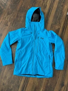 NEW Mountain Hardwear Parabolic Snow Jacket Ski Snowboard Powder Blue Men's Med - Picture 1 of 3