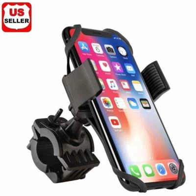 Motorcycle Bicycle MTB Bike Handlebar Mount Holder Universal For Cell Phone GPS - Image 1 of 4