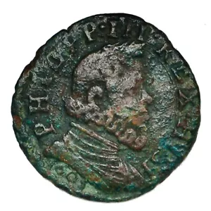 ITALIA Ducato di Milano Filippo III Quattrino 1603 - Imagen 1 de 2
