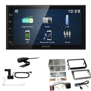 Kenwood 2DIN DAB+ Autoradio für Alfa Romeo Mito bis 2013 silber - Bild 1 von 5