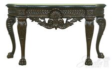 L53754EC: Large Georgian Carved Console Table w. Marble Top