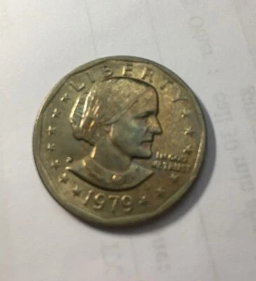  Moneda de un dólar Susan B Anthony Liberty 1979 tono Estados Unidos como nueva sin clasificar Foto 1 de 4