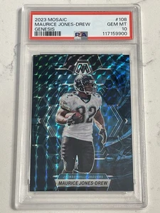 2023 Mosaic Maurice Jones-Drew Genesis - Case Hit - PSA 10 GEM MINT - POP 5 📈 - Picture 1 of 2