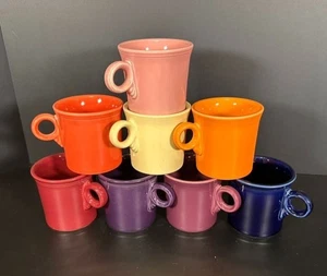 Modern Era HLC FIESTA WARE TOM and JERRY Mug Lot of 8 Various Color POST-1986 - Picture 1 of 20
