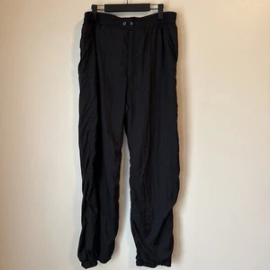 Christian Dior Monsieur Lined Track Pants Mens Size L Black No Drawstring - Picture 1 of 10
