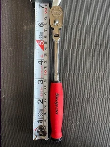 Snap On FHCLF72 3/8" drive flex head soft grip long compact head ratchet - Picture 1 of 4